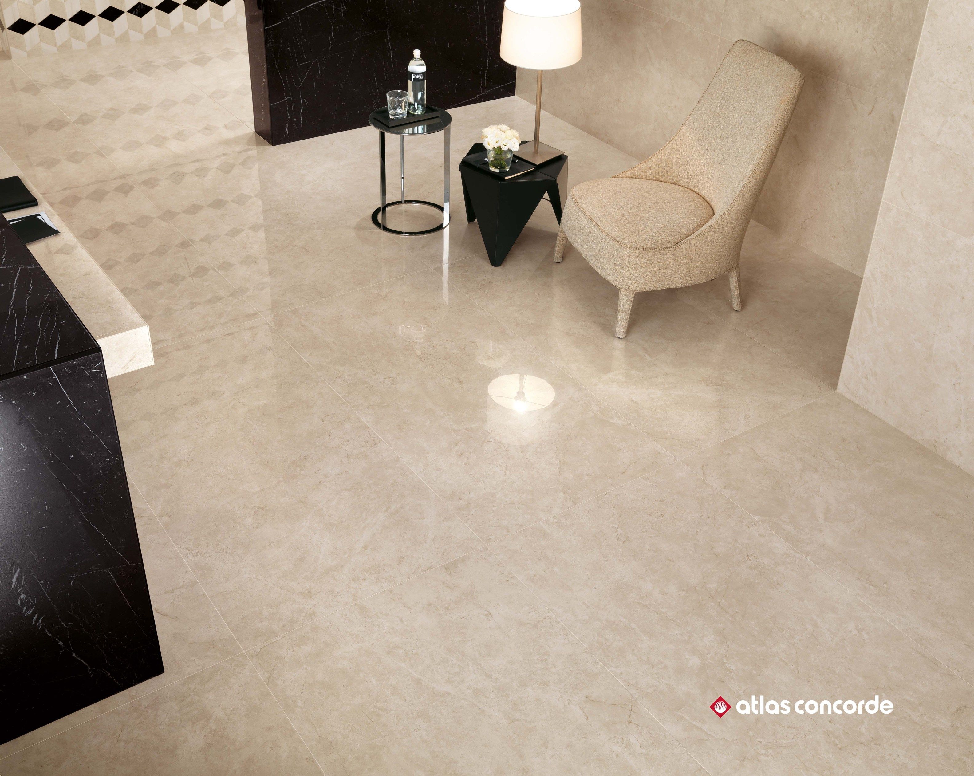 Мраморный эффект белая паста керамический пол Atlas Concorde Marvel Stone ARCH-00038211 - Вид №5