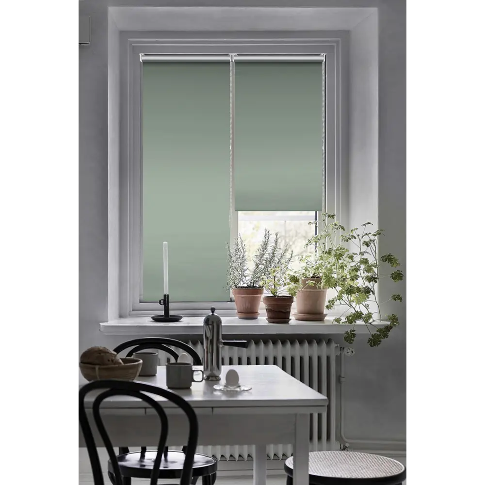 Штора рулонная блэкаут Эскар 60x160 см зеленая Cactus 5 BLACKOUT STLM-2182136 - Вид №5