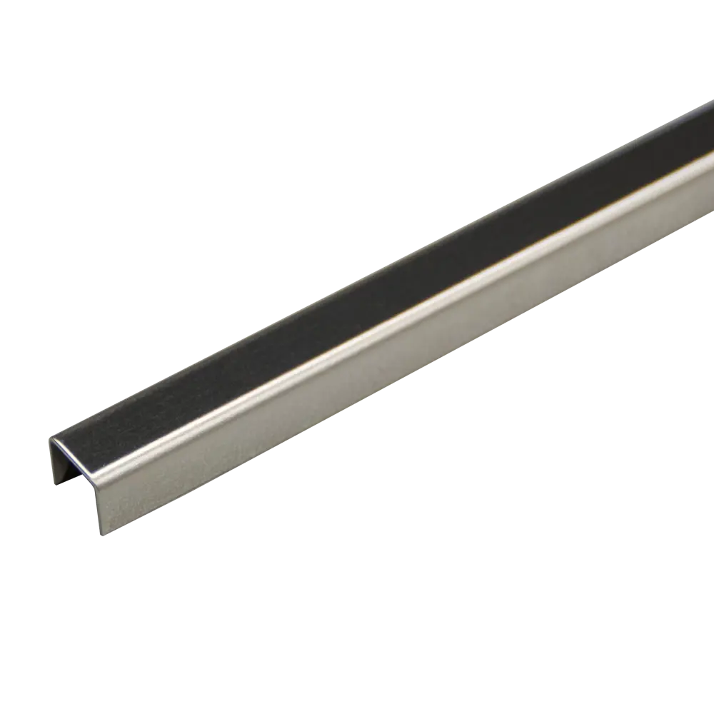 Бордюр металлический Azori 1.2x63 см нержавеющая сталь цвет серый Бордюры из нержавеющей стали универсальные STLM-2118865 - Вид №1