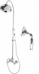 Душевая стойка со смесителем, верхним и ручным душем CEZARES GOLF-CD-01-M