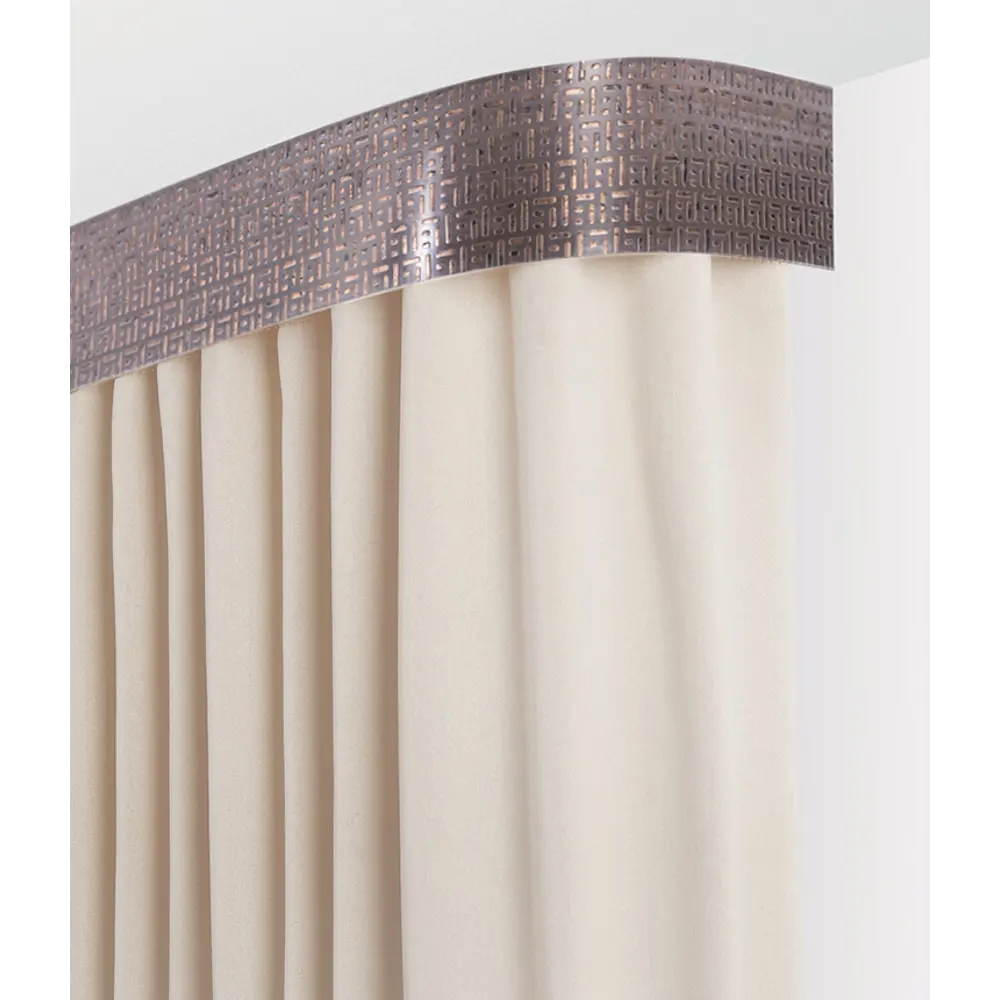 Карниз трехрядный Твил 160 см пластик цвет венге DOMLEGRAND STLM-2019663 - Вид №3