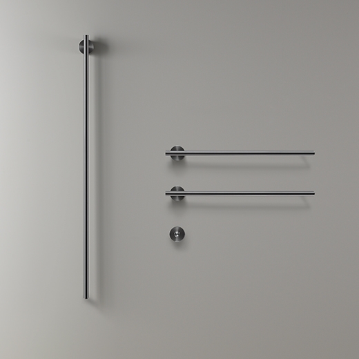 Электрический полотенцесушитель Л. 580 мм и L. 1,060 мм, кнопка питания включена  EQB53 CEADESIGN  - Вид №1