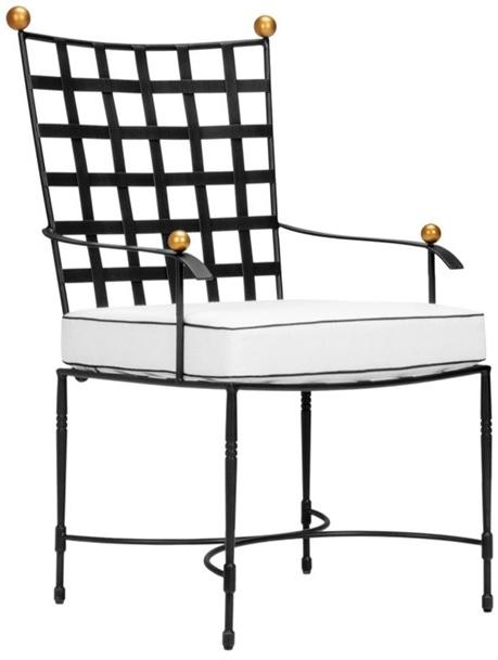 JANUS et Cie Садовый стул из нержавеющей стали с подлокотниками Amalfi sun-id-1377653 - Вид №3