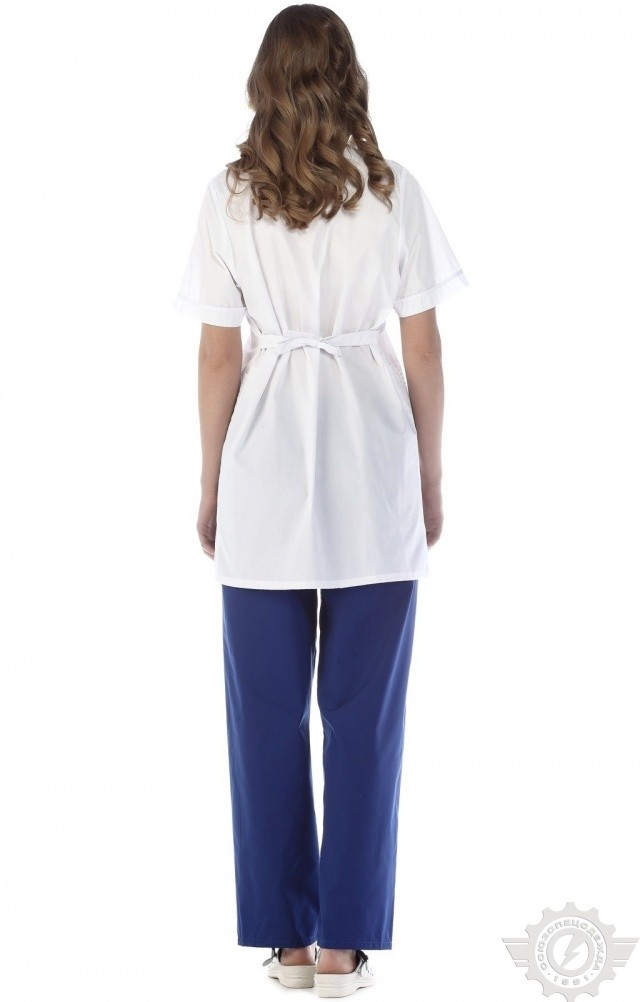 66236 Халат "Сервис" белый  Медицинская одежда  размер 52/158-164 Спецодежда  - Вид №9