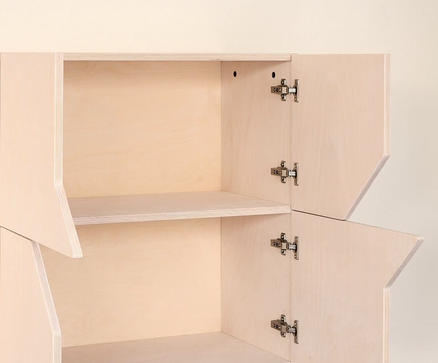 Березовый шкаф с распашными дверцами Radis Лабиринт ARCH-00066591 - Вид №5