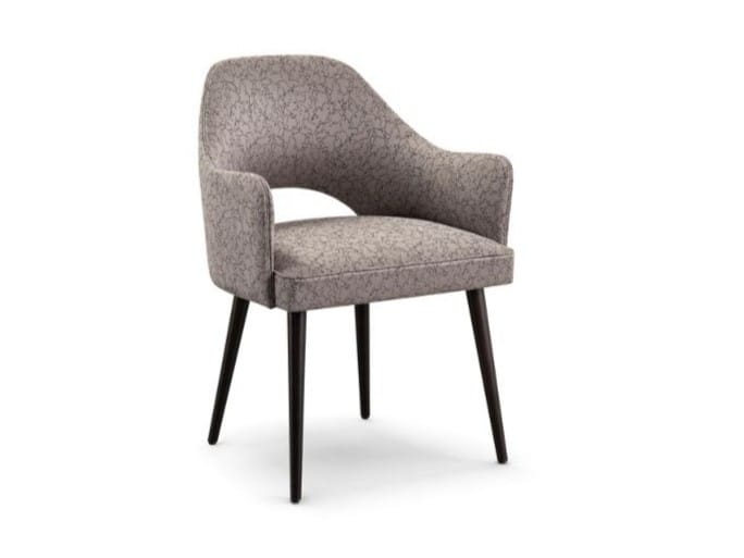 Мягкий тканевый стул с подлокотниками ROCHE BOBOIS FENICE ARCH-00023463 - Вид №1