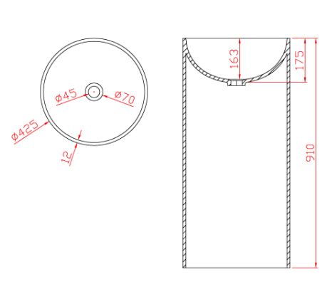 11235 Рукомойник Montebianco Pisa Santreyd - Вид №3