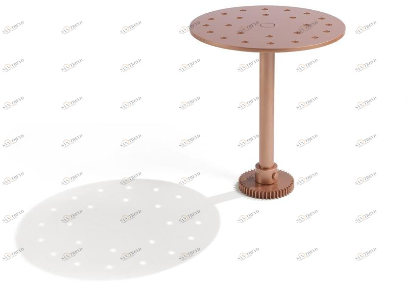 JCP UNIVERSE Круглый журнальный столик из металла Maseen sun-id-1358535