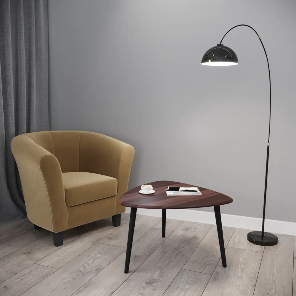 Столик треугольный Dallas junior 55x58x42 см орех 86448263 STLM-2077257 Santreyd  - Вид №2