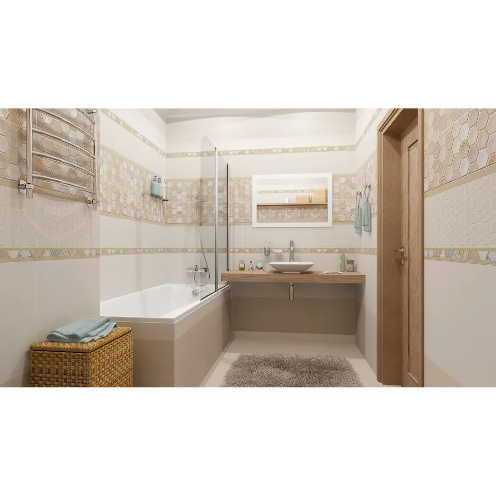 Бордюр «Asteria» 50х6.7 см цвет бежевый Santreyd STLM-2146190 - Вид №3