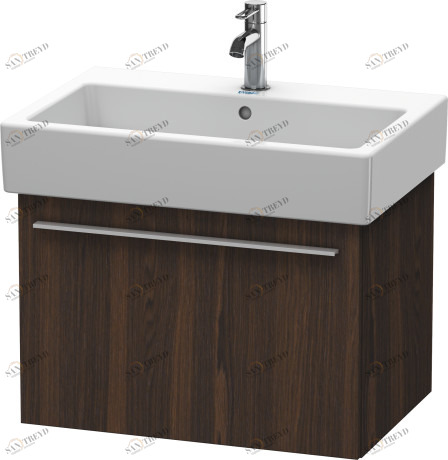 XL604206969 Тумбочка подвесная X-Large #XL6042 650 x 443 мм Орех брашированный (натуральный шпон) Duravit