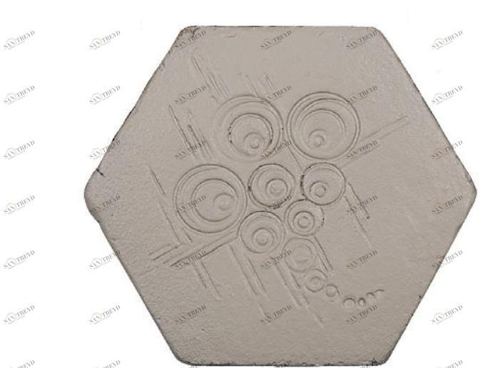 Danilo Ramazzotti 15x17 бежево-серое терракотовое покрытие Impressioni Im ca2