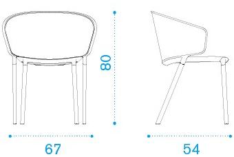 Ethimo Штабелируемый садовый стул Pluvia Pvpdimnw0 - Вид №18