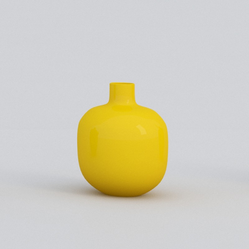 Q104X28 Гладкие вазы Tob e Chic Adriani e Rossi матовый черный 