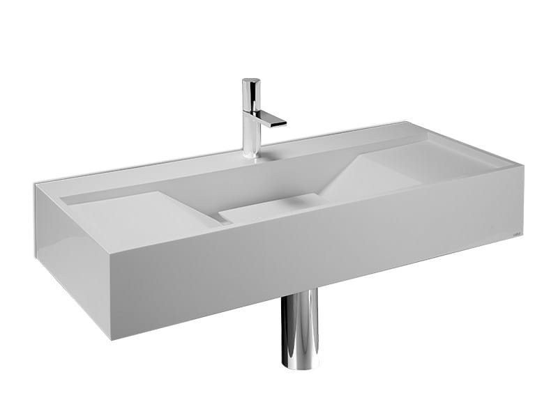 Прямоугольная подвесная раковина из смолы Vallvé SIDES ARCH-00066522