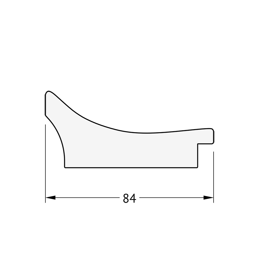 BY 4442 Зеркало с гравировкой в багетной раме - фреска 84 mm EVOFORM Exclusive-G - Вид №4