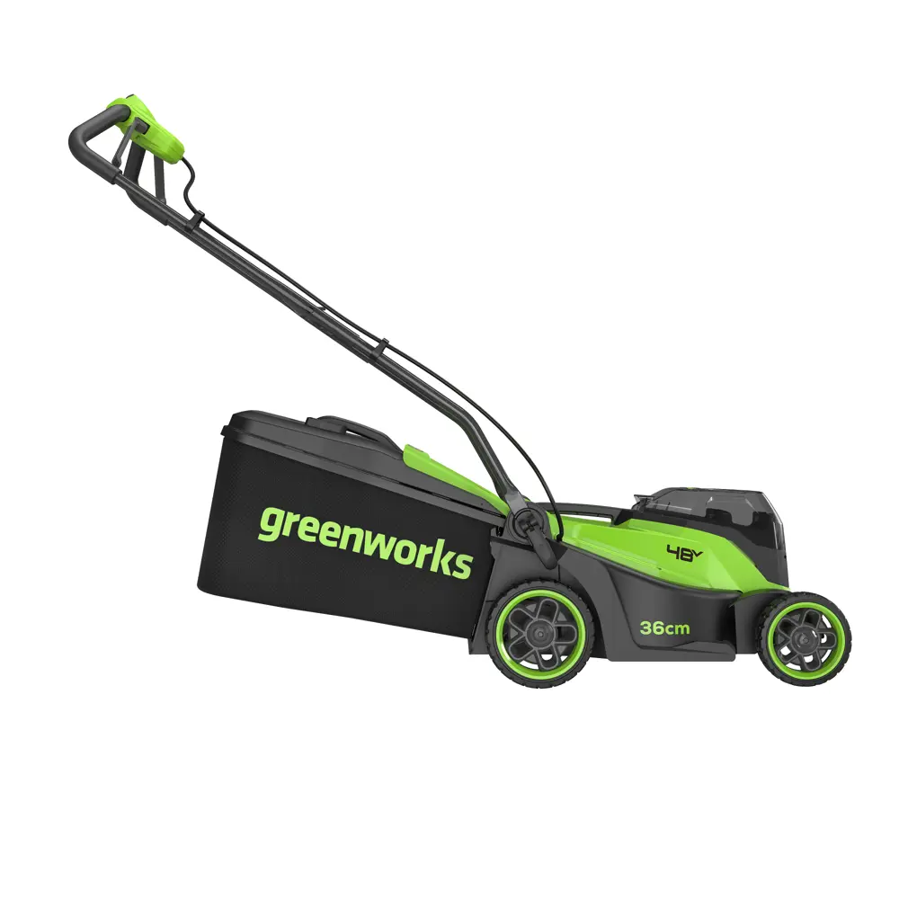 Газонокосилка аккумуляторная бесщеточный самоходная Greenworks GD24X2LM361 24 Вт 36 см 2xАч АКБ и ЗУ входит в комплект 89456469 STLM-2158811 
