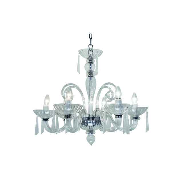 Люстра Clear 5749 прозрачная 5728 PUSHA ДИЗАЙНЕРСКИЕ, PUSHA 061494 Прозрачный  - Вид №1