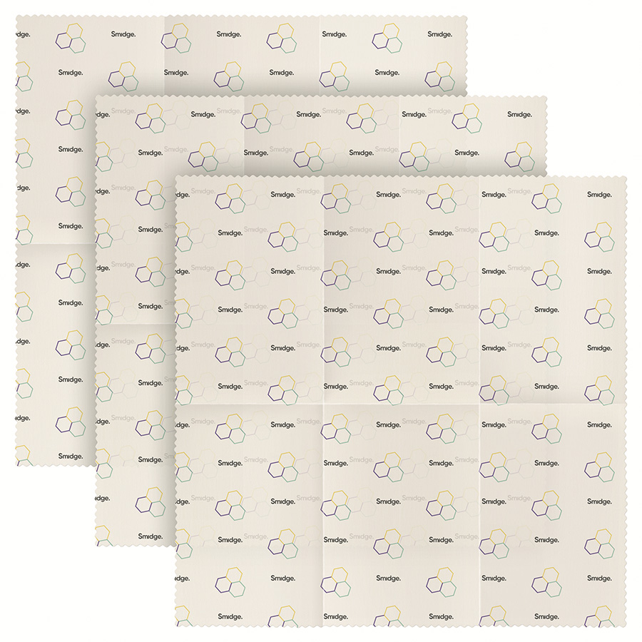 SMID81 Набор из 3 многоразовых оберток honeycomb пчелиный воск, средний Smidge 