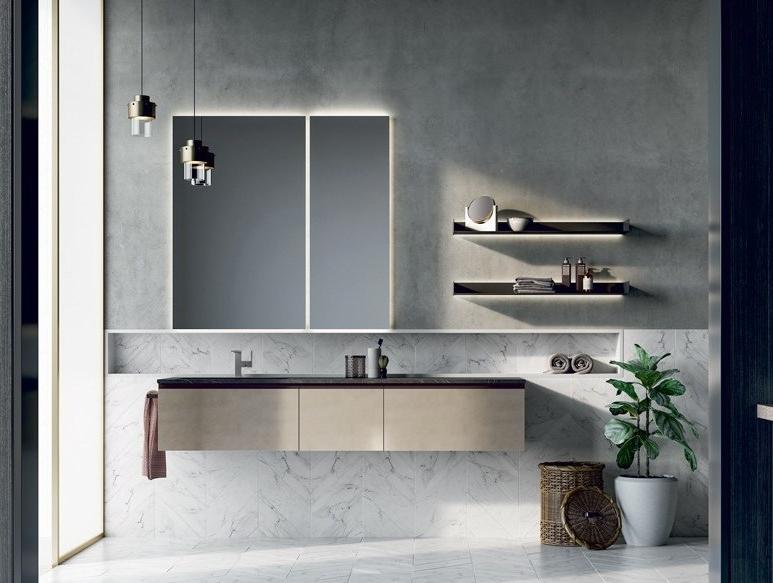 Birex Тумба под умывальник, лакированная, с вешалкой для полотенец Sidéro sun-id-1487956 - Вид №1