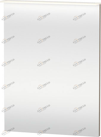 H2749307575 Зеркало с подсветкой Happy D.2 #H27493 650 x 36/105 мм Лен, декор Duravit