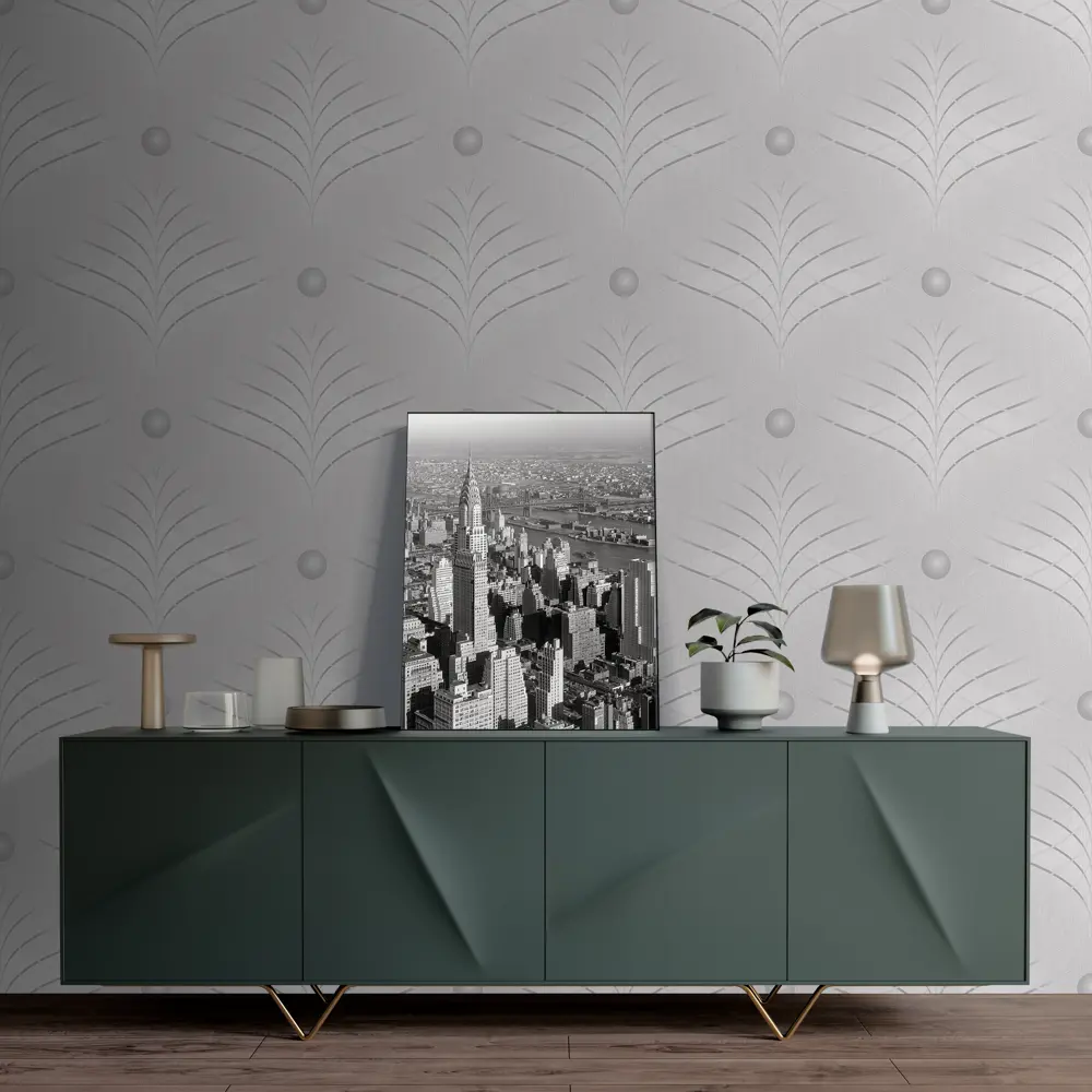 Обои флизелиновые Marburg Galaxy серые 1.06 м 97716 STLM-2115321 - Вид №2