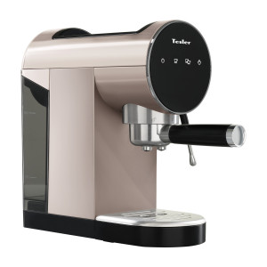 9130746 Кофеварка рожковая Tesler ECM-260 SAND GREY коричневый