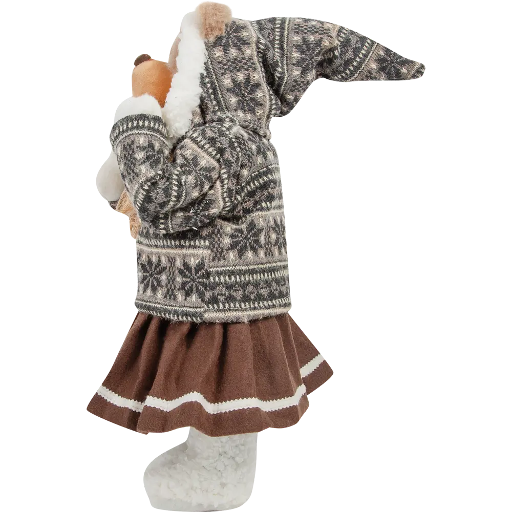 Фигурка декоративная «Мишка в свитере», 55 см, пластик, цвет серебристый RELANCE STLM-2098713 - Вид №3