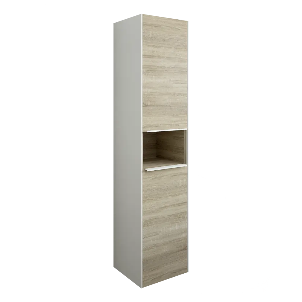 Пенал подвесной Барселона 36 2 полки ЛДСП цвет дуб сонома Santreyd STLM-2163972 - Вид №1