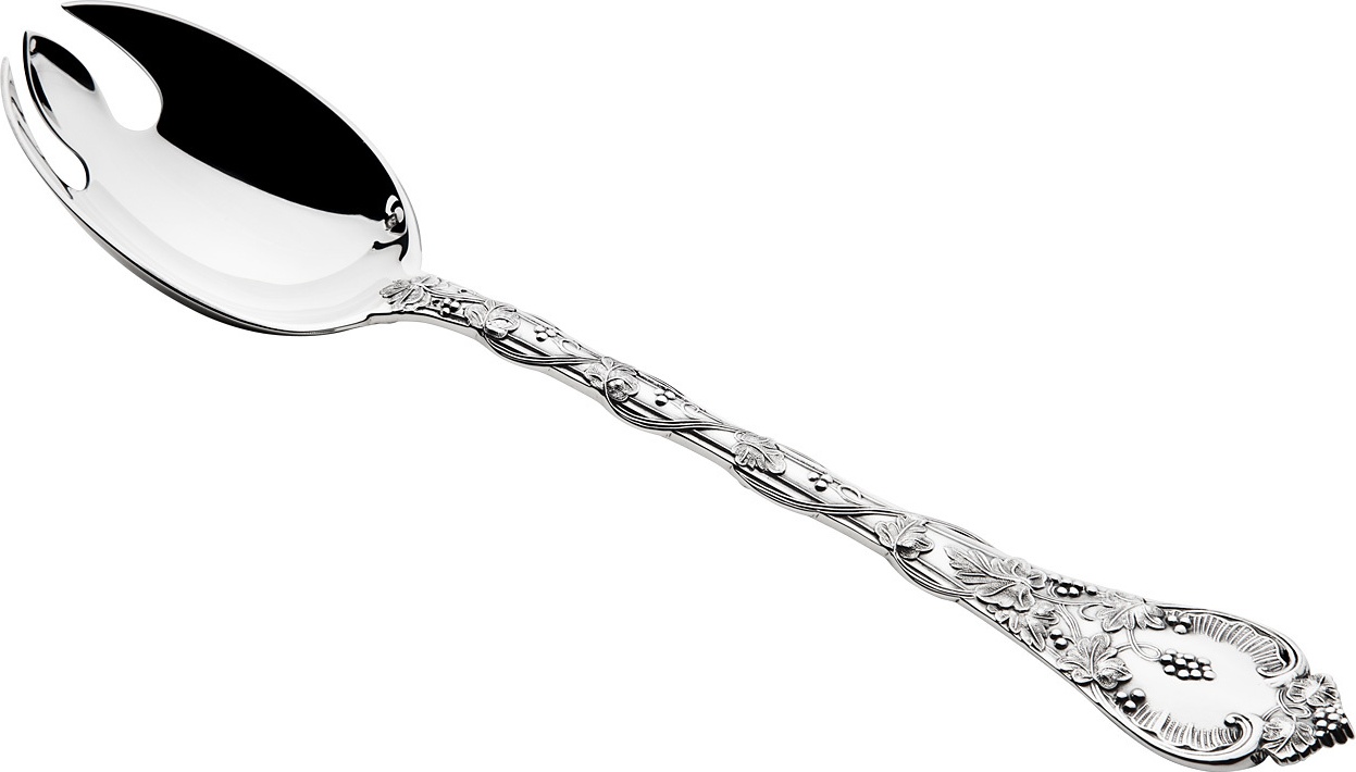 101892 Odiot Вилка для салата сервировочная Odiot "Демидофф" 25,8см (серебро 925) Серебро 925 