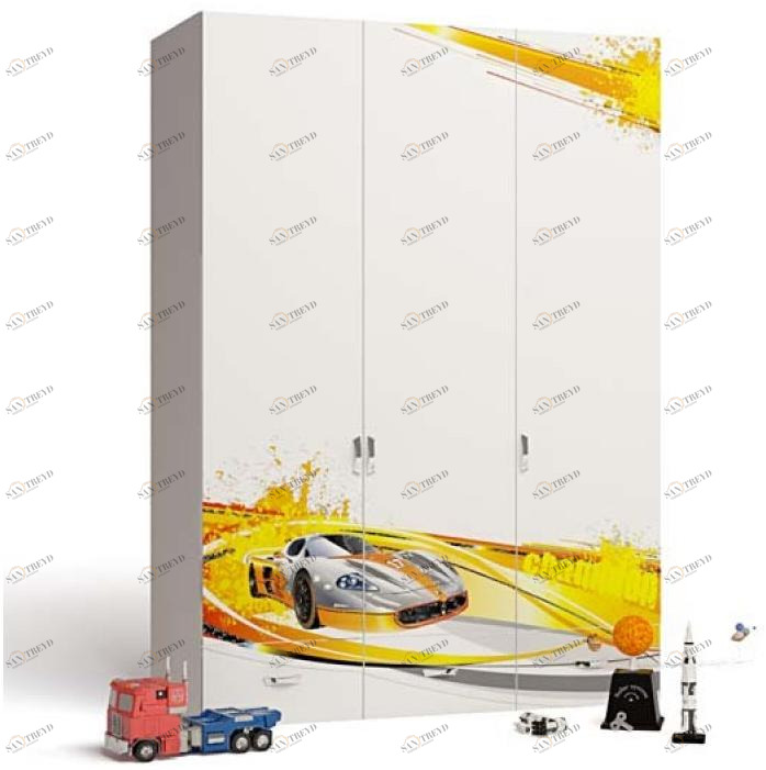 Шкаф ABC-KING 3х дверный Champion белый 4631148283916