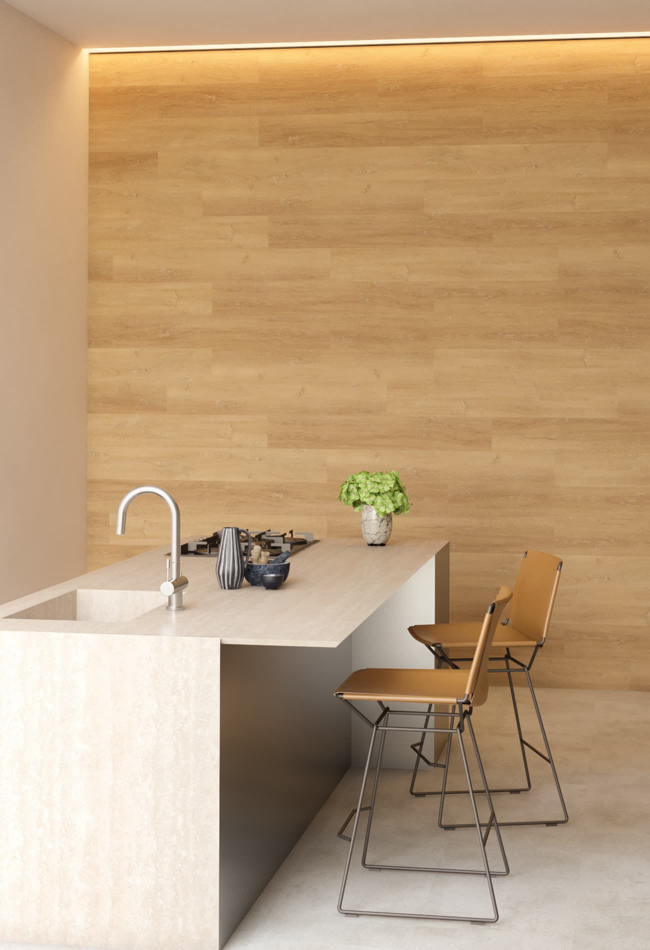 Рейки для внутренней отделки стен под дерево Déco Хлоп! ARCH-00083512 - Вид №2