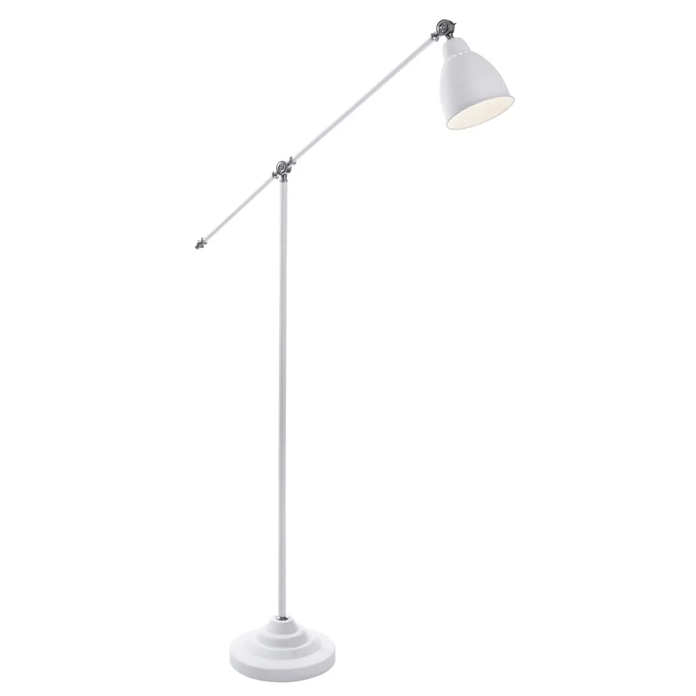 Торшер Braccio 1xE27x60 Вт цвет белый матовый Arte Lamp STLM-2182357 - Вид №1