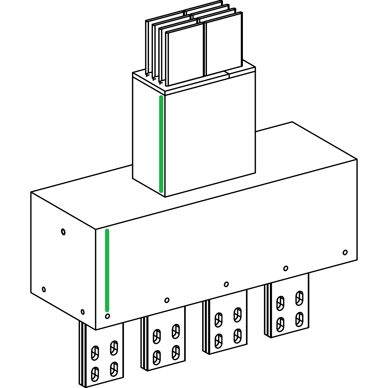 KRC1000ER47 СЕКЦИЯ ВВОДНАЯ ПРЯМАЯ Schneider Electric Canalis 