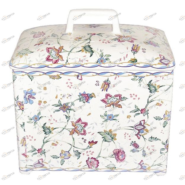 Банка керамическая для сыпучих продуктов 1,7 л белая "Букингем" IMARI БУКИНГЕМ 00-3947057 Белый 