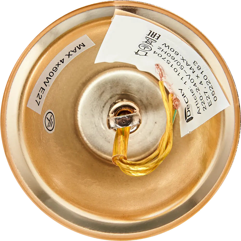 Люстра каскадная потолочная De City Бриз 4 лампы 12 м² E27 220 V STLM-2169755 - Вид №5