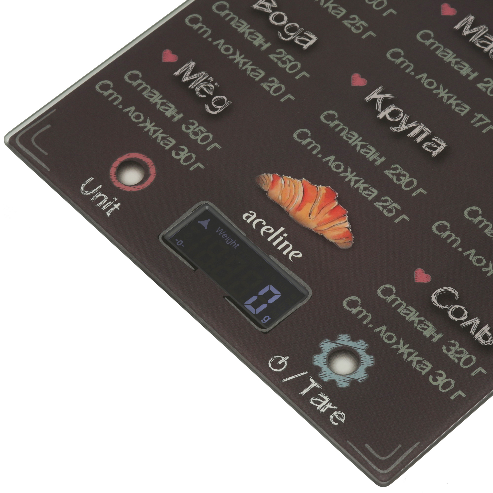 9100287 Кухонные весы Aceline GM-20B черный STDN-0111426 - Вид №3