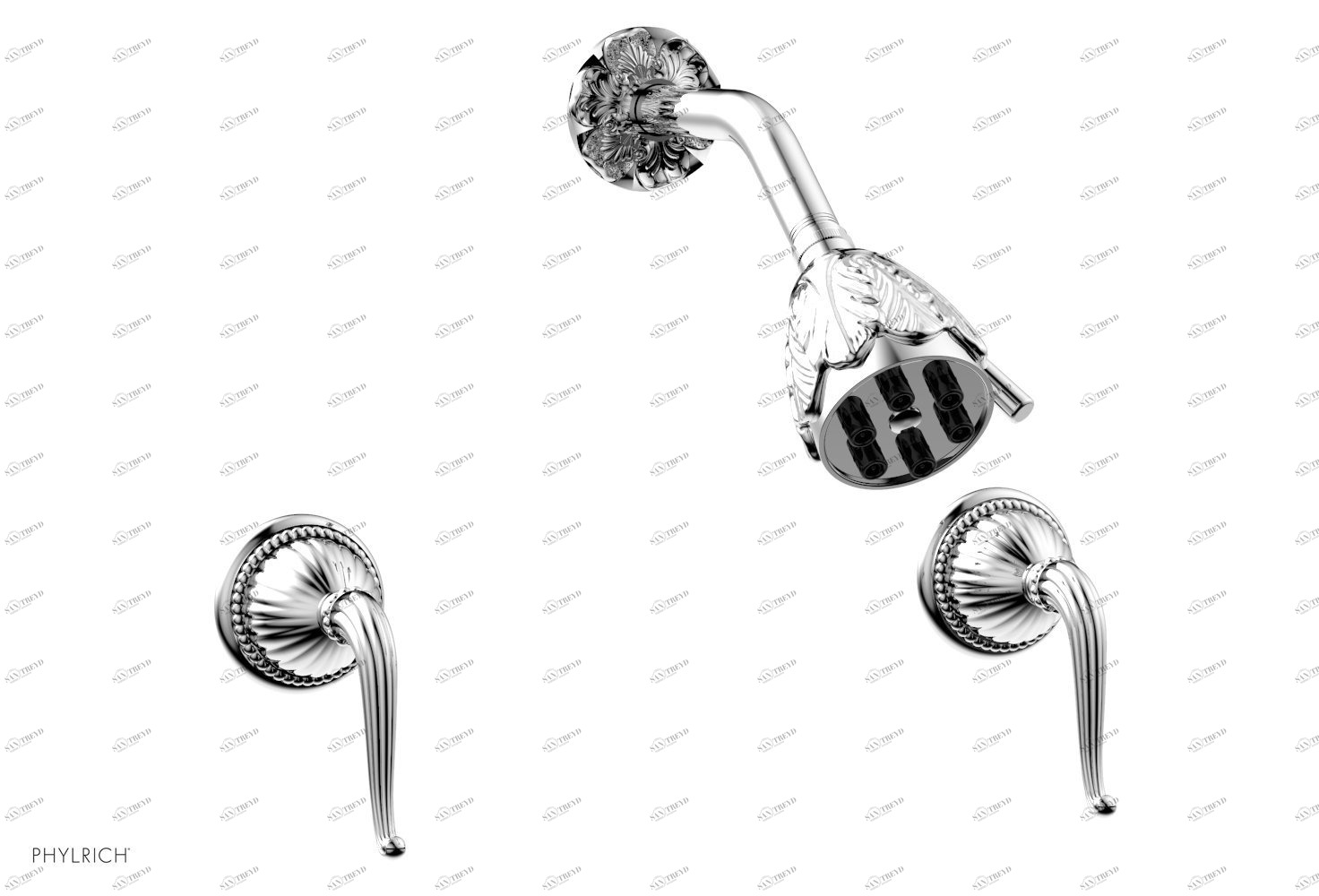 Смеситель для душа GEORGIAN & BARCELONA Phylrich  K3141-026 Хромированный 