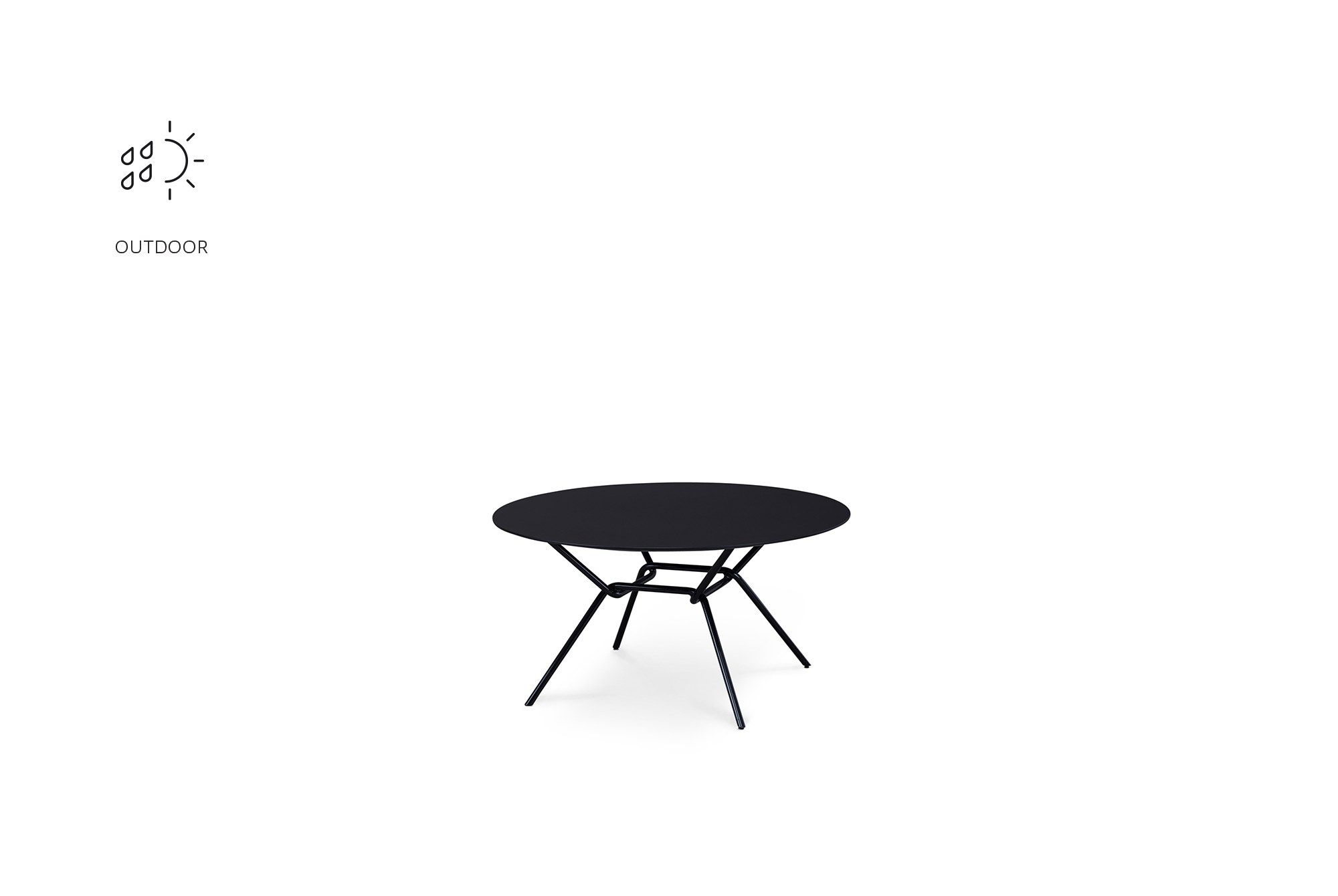 Круглый садовый столик prostoria Strain ARCH-00020359 - Вид №4