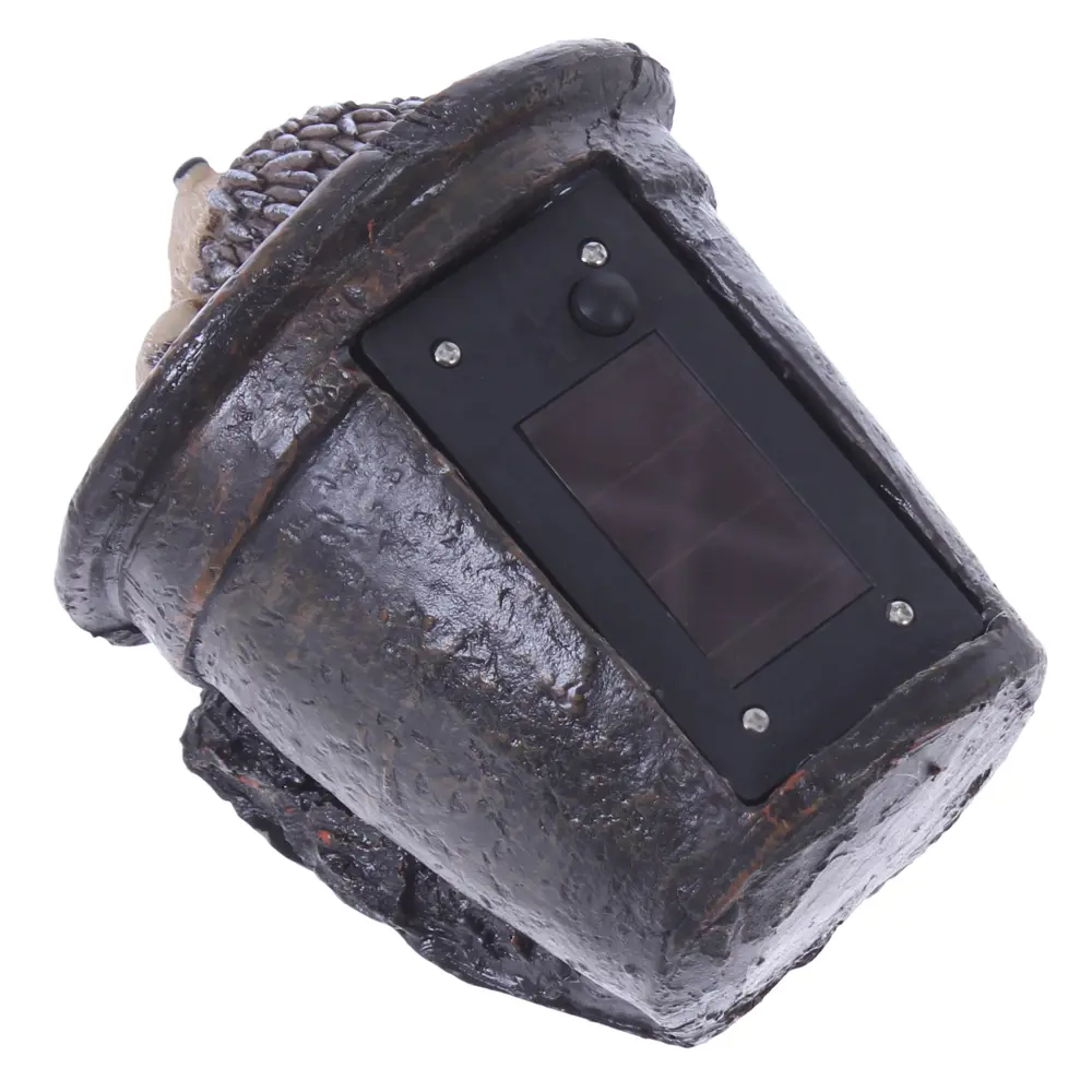 Светильник на солнечных батареях «Ёжик в кашпо», цвет коричневый TDM ELECTRIC STLM-2040350 - Вид №1