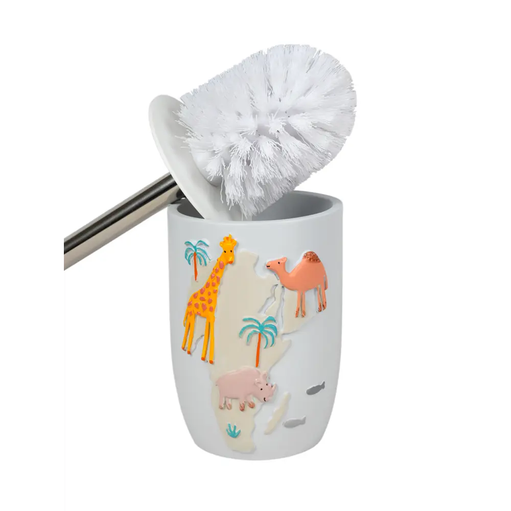 Ерш для унитаза саванна полирезина белый/голубой Santreyd STLM-2012571 - Вид №1