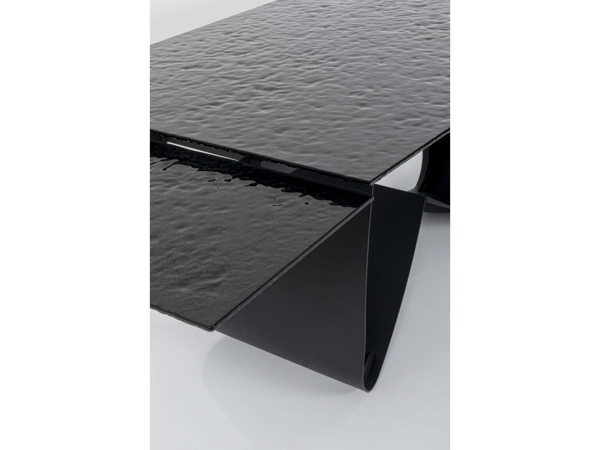 Выдвижной обеденный стол из стали и стекла KARE Design BELLAGIO ARCH-00018642 - Вид №3