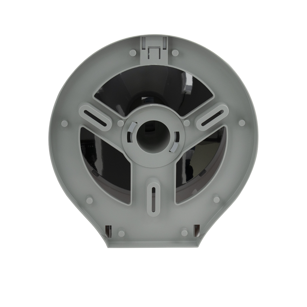 GFmark - Диспенсер для туалетной бумаги - барабан, ПРЕМИУМ, пластиковый, БЕЛЫЙ с ЗЕРКАЛОМ, с ключом, код: 918  - Вид №1