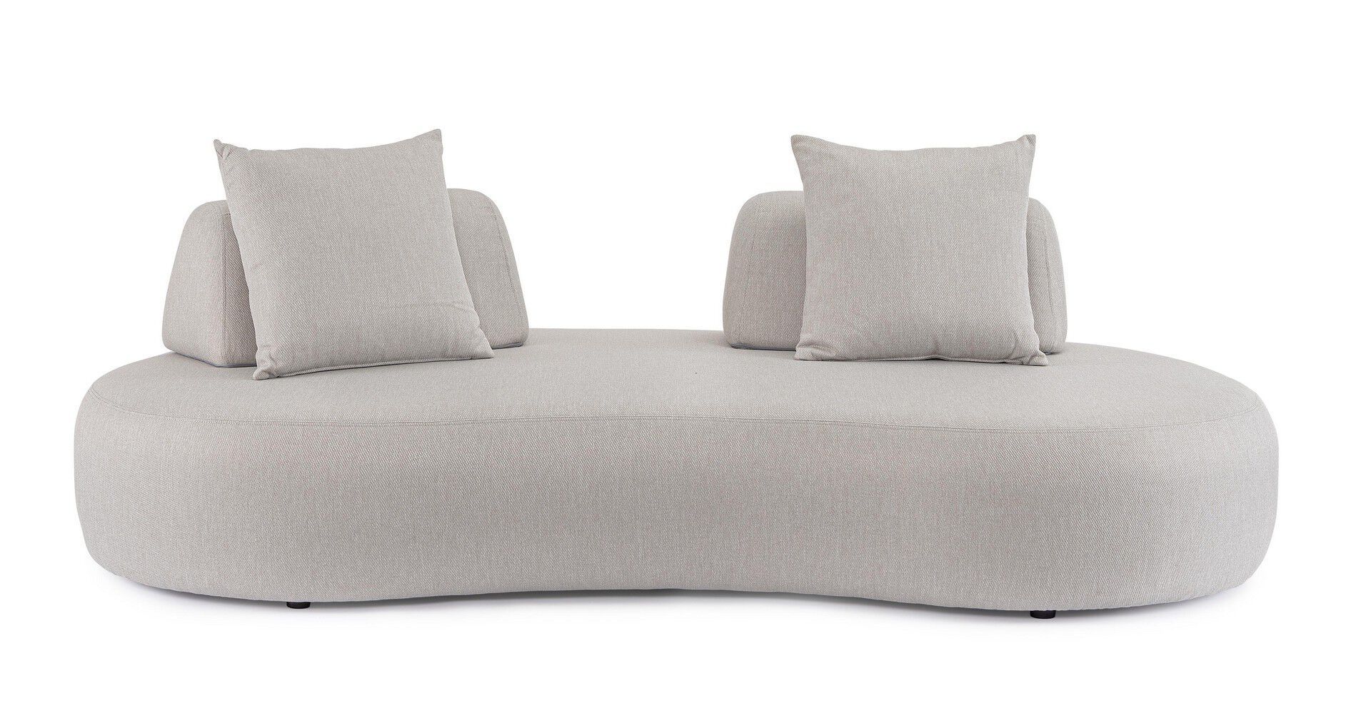 Тканевый изогнутый съемный садовый диван BIZZOTTO COOPER ARCH-00134667 - Вид №9