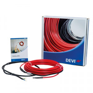 Danfoss DEVIflex™ 18T — двухжильный нагревательный кабель для системы "теплый пол" DEVIflex 18T кабель 615Вт 230В 34м 140F1240