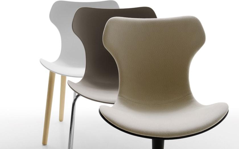 B&B Italia Офисное кресло из ткани на колесиках Papilio shell sun-id-1430223 - Вид №3