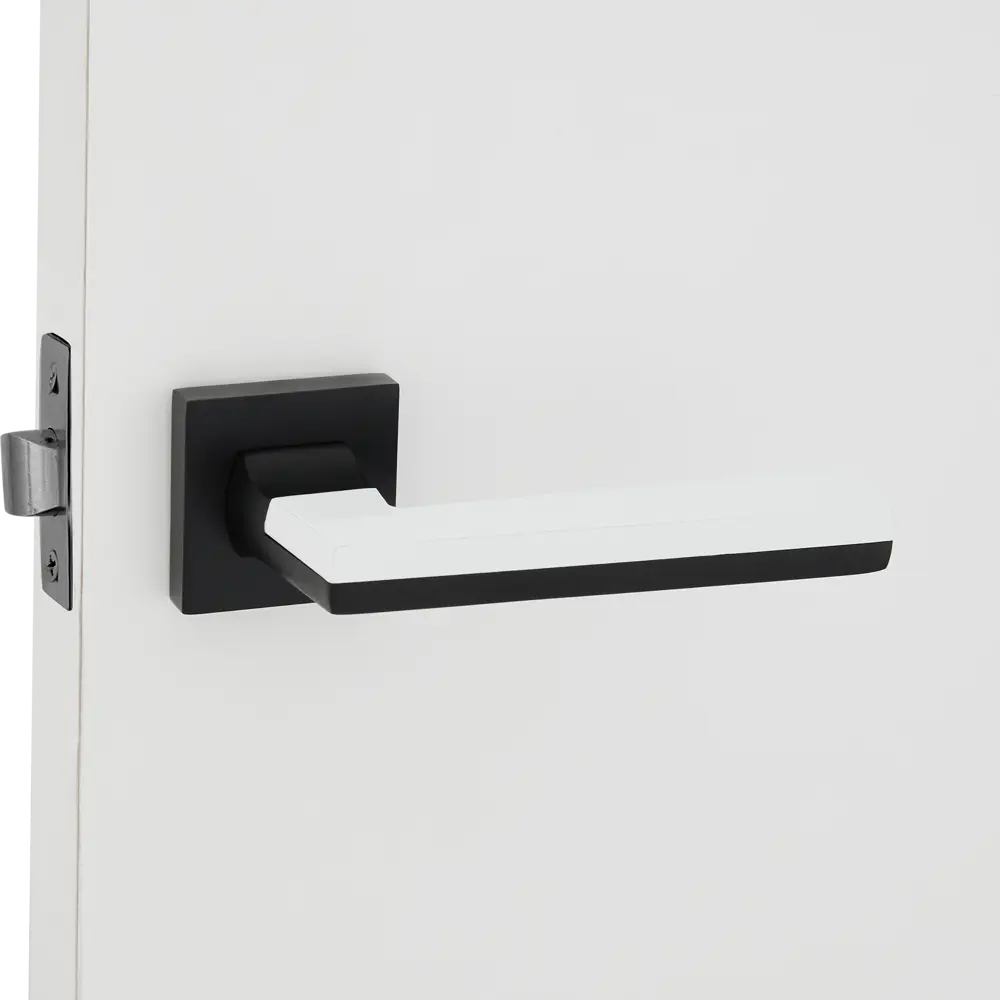 Дверные ручки 128 BL, комплект, цвет черный Santreyd STLM-2206640 - Вид №4