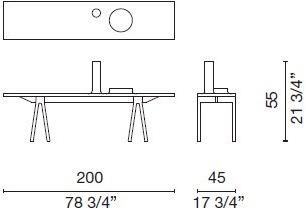 Cappellini Консоль Corian® с вазой  Wb_1  - Вид №1