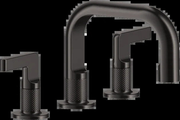 Группа умывальников 58011 707 Gessi Inciso ЧЕРНЫЙ МЕТАЛЛ BR. PVD