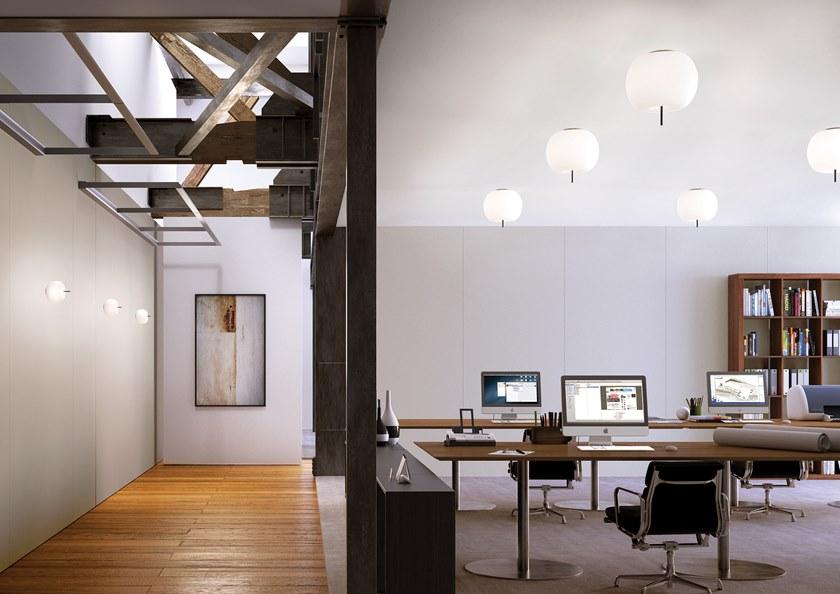 KUNDALINI Потолочный светильник из опалового стекла Kushi sun-id-1379476 - Вид №1